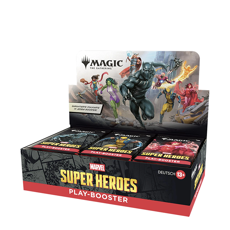 Magic: The Gathering / Marvel Super Heroes Play Booster Display