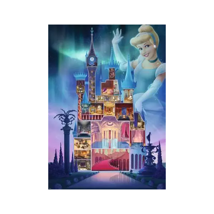 Ravensburger Puzzle 17331 - 1000 Teile - Disney Castle Collection - Cinderella