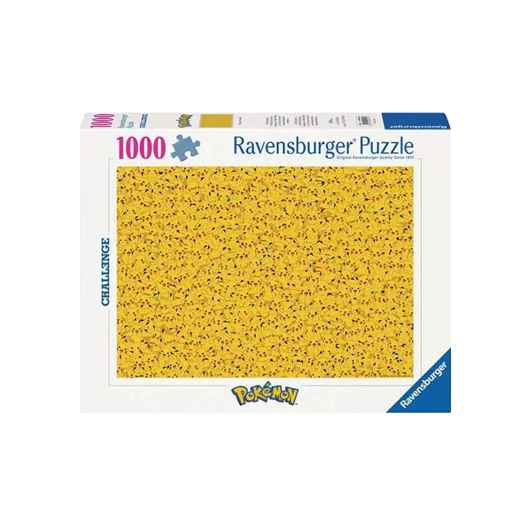 Ravensburger Puzzle 17576 - Pikachu Challenge - 1000 Teile Pokémon Puzzle