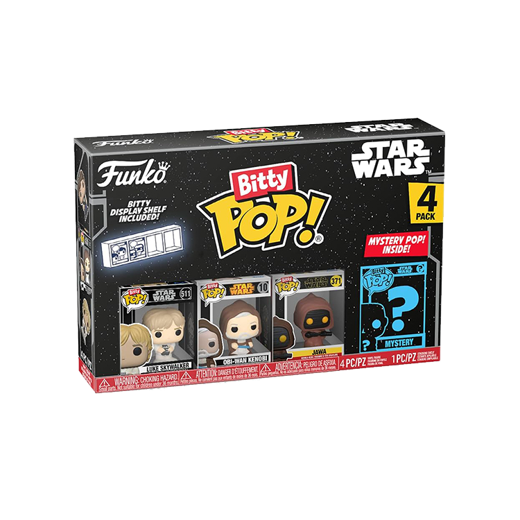 Funko Bitty POP! Star Wars 4 Pack (1 Mystery POP)